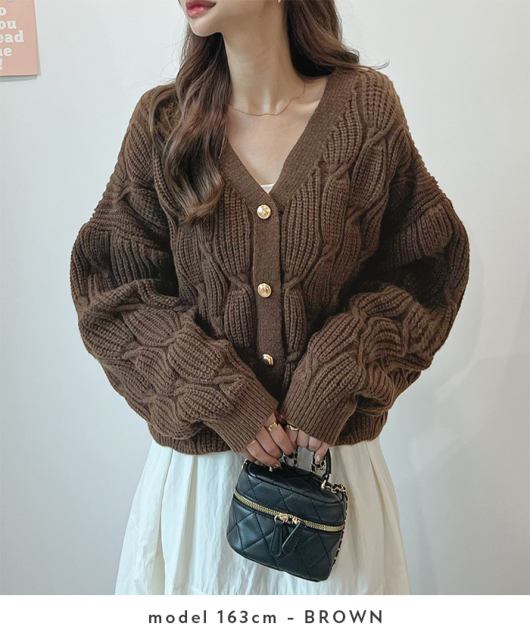 MUHET カーディガン ジップニットシャツカーディガン レディース