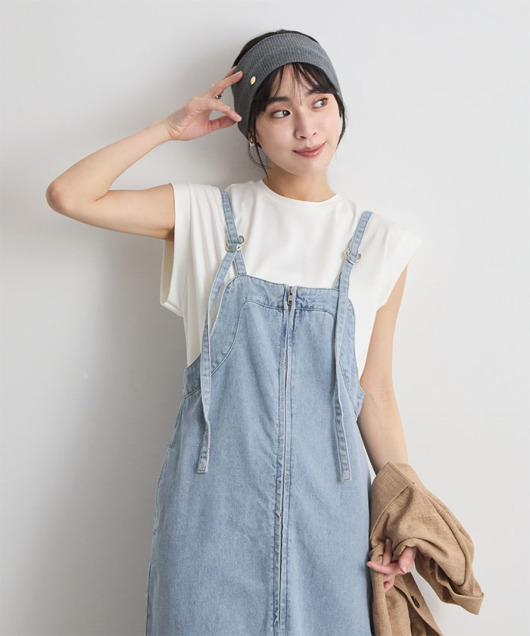 6月中旬入荷予定）デニムジャンスカ トップス Futier