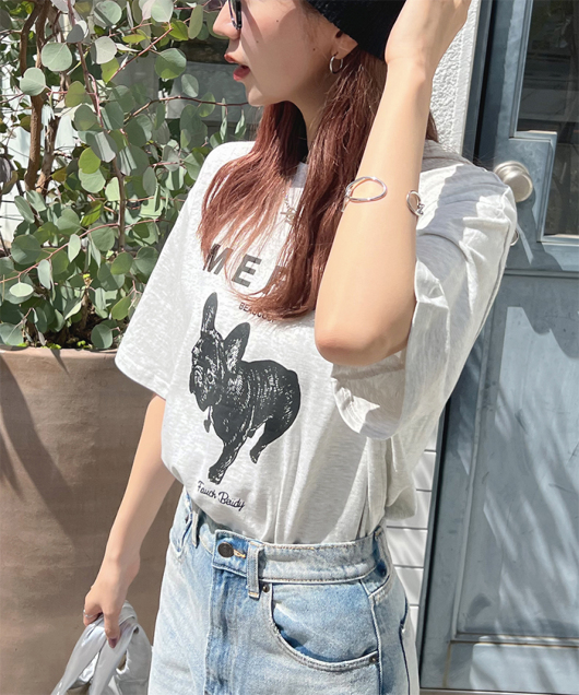 メルシー Merci 111 フロント左ロゴ Tシャツ メルシー Merci Paris フロントロゴ Tシャツ (Merci/Tシャツ